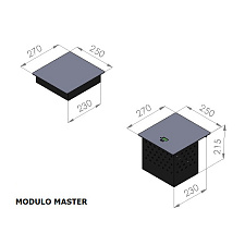 Топливный блок биокамина Bioteplo Module Master2 Bioteplo Module Master2
