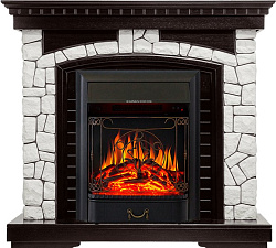 Каминокомплект Royal Flame Glasgow очаг Majestic FX Black венге/белый Royal Flame Glasgow очаг Majestic FX Black венге/белый