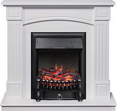 Каминокомплект Royal Flame Boston с очагом Fobos FX Black Белый Royal Flame Boston с очагом Fobos FX Black Белый