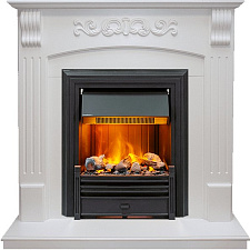 Каминокомплект Dimplex Sorrento очаг Brookline Black белый дуб Dimplex Sorrento очаг Brookline Black белый дуб